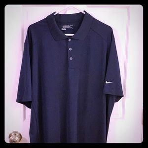 Nike Dri-Fit Polo - Navy Blue XXL